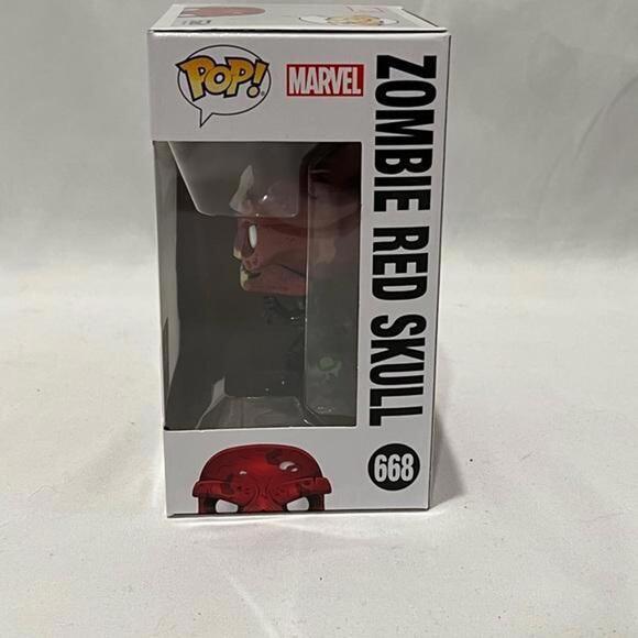 Funko Pop Zombie Red Skull Marvel Zombies Marvel Collector Corps Exclusive - Picture 2 of 4